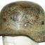 Wehrmacht steel helmet M40 in winter camouflage ET 62 0