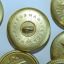 Kriegsmarine buttons, large, gilded aluminum 1940, Set of 14 pcs. 2