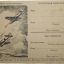Red Army wartime propaganda postcard, Soviet plane shooting German bomber 0