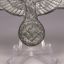 Zinc Metal Eagle for Wehrmacht Summer White Uniform 1