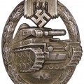 Panzerkampfabzeichen in Bronze - Otto Schickle