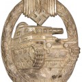 Panzerkampfabzeichen in Silver, Hermann Aurich