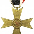 Unmarked War Merit Cross 2 made of brass