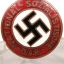 N.S.D.A.P membership badge, Otto Schickle Pforzheim. Lilliput type 18 mm 0