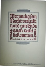 3rd Reich political propaganda poster