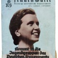 The NS Frauen Warte - Nr6 September 1938 Join the youth group of the German women's organization