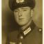 Wehrmacht Pionier in Waffenrock and visor hat studio portrait 0