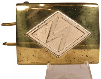 The extreme rare early brass buckle of HJ Pathfinder