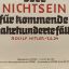 Propaganda poster. NSDAP weekly quote by Adolf Hitler. 2