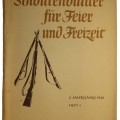"Soldatenblätter für Feier und Freizeit" 3. Jahrgang 1942 Heft 4, Everyday reading for German soldie