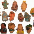 15 clay figurines, badges of the WHW series. 3rd Reich