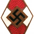 Badge of a member of the Hitler Youth 75 RZM Otto Schickle