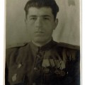 Major Pestov with ordens and medals