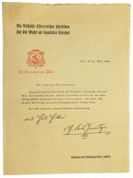 The leaflet  about plebiscite: Annexation (Anschluss) of Austria into German Reich