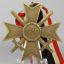 Brass made War Merit Cross KVK2 with swords 2