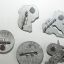 Set of German 3rd Reich WHW badges,Germanic weapons and Archaeology artifacts 1