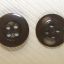 Light brown plastic buttons, 14 mm 1