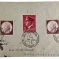 Envelope of the first day with Hitler and Mozart postmarks, 20th of April, 1942