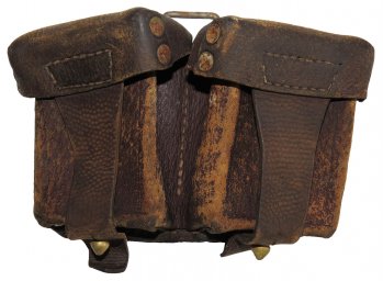 Red Army Leather Rifle Ammo Pouch