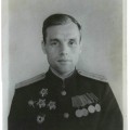 Unknown senior lieutenant with three Orders of the Patriotic War