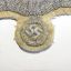 Hand embroidered bullion eagle for white summer officers tunic 3