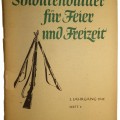 "Soldatenblätter für Feier und Freizeit" 3. Jahrgang 1942 Heft 3