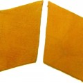 3rd Reich Luftwaffe Flying personnel  or Paratroopers collar tabs, yellow