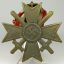 Zinc War Merit Cross 2nd Class with Swords 1