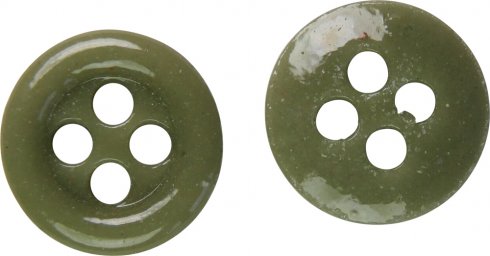 3rd Reich khaki ceramic buttons 11 mm for shirts