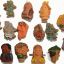 15 clay figurines, badges of the WHW series. 3rd Reich 0