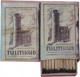 WW2 period Estonian made matches for German troops