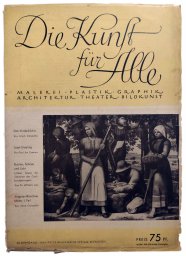Die Kunst für Alle, 8th vol., May 1937