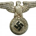 An early NSDAP eagle for headgear of SA stormtroopers or SS before 1935. Alpaca