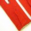 Wehrmacht artillery Leutnant slip on shoulder boards with red felt waffenfarbe backing 3