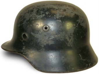M40 Luftwaffe, re-issued by Luftschutz steel helmet