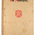 Ahnenpass Ancestors Book of the Aryan lineage
