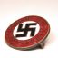 The first type of NSDAP membership badge, E. Schmidhaussler RZM M1/128 1