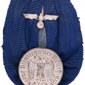 Medal for 4 years of the service in the Wehrmacht on the  Ackermann bar