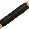 Black vintage cotton thread, 50 meters