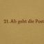 "Ab geht die Post" von Fritz Brauner 2