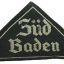 BDM Gebietsdreieck Süd Baden RZM A4/96 0