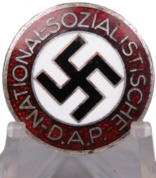 N.S.D.A.P Member badge. RZM M1/ 77-Foerster & Barth-Pforzheim