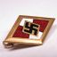 HJ member badge in gold - HJ Ehrenzeichen. 30 mm 3