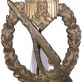 Infantry Assault Badge in Bronze Deumer - "deformed leaf"