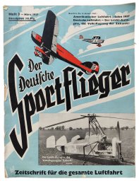 Der Deutsche Sportflieger - vol. 3, March 1937 - The 1937 American Aviation Salon