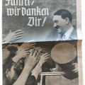 Propaganda issue about national socialist Germany and referendum for annexation of Austria in 1938