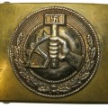 Brass NSBO Buckle with Separate Medallion