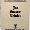 The farmer and his law, series of publications by the Reichsnährstand - issue 3