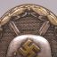 3rd Reich wound badge, silver grade 1939 Hauptmunzamt 1