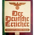 Der Deutsche Erzieher, Reichsleitung des Nationalsozialistischen Lehrerbundes, Inhaltsverzeichnis de